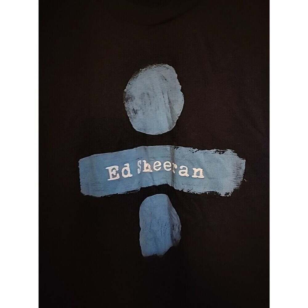 Ed Sheeran DIVIDE World Tour 2018 Concert Pop T-Shirt Adult Large Black A106
